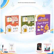 Çanta Yayınları 2026-2027 6. Sınıf Tüm Dersler 3 Kitap Türkçe-fen-sos Soru Set