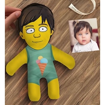 BK Gift Kişiye Özel Simpsons Figürlü Bebek Yastık - Model 4