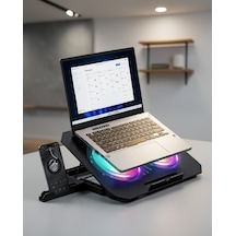 Rgb Fanlı Laptop Soğutma Standı Uczzzn33bilgisayarfanı-4
