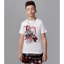 Nike Nıke Jordan Jdb Jordan 3peat Ss Tee Erkek Çocuk Tişört 95d735 001 001 Çok Renkli