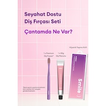Taşınabilir Özel Kılıflı Diş Macunu Ve Diş Fırçası Seti Kundal Premium Dental Care Travel Set