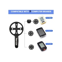 Jokmae 22.2mm Bisiklet Tt Gidon Bilgisayar Montajı İçin 4 Adaptörlü Set Siyah Çok Renkli