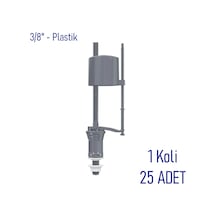 Mega Master Flatör 3/8" Plastik, 1 Koli 25 Adet Çok Renkli