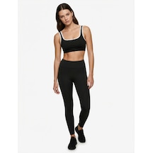 Koton Yüksek Bel Cep Detaylı Slim Fit Spor Tayt Siyah 6wak40138nk SiYAH