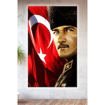 Lucena Metal Baskılı Atatürk Koleksiyonu Tablo No 34 - 30 Cm X 40 Cm