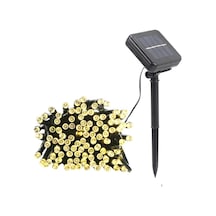 Solar Güneş Enerjili Dış Bahçe 8 Modlu 20Metre 200 Led Aydınlatma