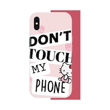 İphone Xs Max Uyumlu Telefonuma Dokunma.jpeg Uv Baskılı Silikon Kılıf Renkli