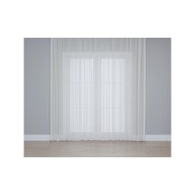 Tr Fabric Design Keten Plus Tül Perde Krem, 350 X 200 Genel