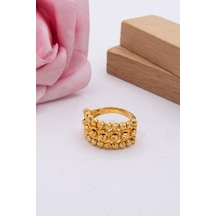 22 Ayar Altın Yüzük Dorika İşlemeli Kadın Yüzük Lkyzk1211