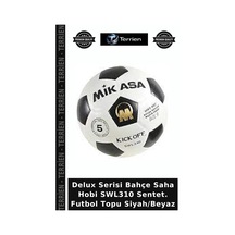 Delux Serisi Bahçe Saha Hobi Swl310 Sentet. Futbol Topu Siyah/beyaz Siyah - Beyaz