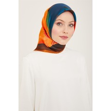 Armine Dj Saf İpek Eşarp 9145d S 09 - Desenli Armine Dj Saf İpek Eşarp 9145d S 09 - Desenli