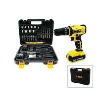 Banco-200 Sarı 1350 Rpm Bn-5 F-136 Stanliy-cordless 24w Şarjlı Matkap Seti Çantalı