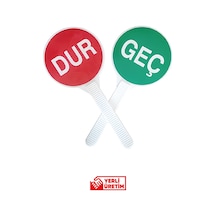 Ge 6050 El Tipi Dur Geç Levhası Plastik Gövde, Çift Taraflı Ve Dayanıklı İş Güvenliği Tabelası