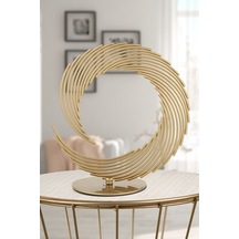 Begüsa Bakü Metal Aksesuar Biblo 31 Cm Eskitme