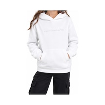 TOMMYLIFE Tommy Life Çocuk Garson Kapüşonlu Beyaz Sweatshirt 11309