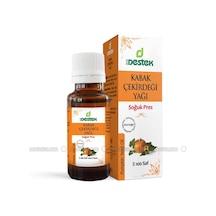 Destek Kabak Çekirdeği Yağı Soğuk Pres Aromatik Yağ 50 ML