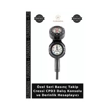 Özel Seri Basınç Takip Cressi Cpd3 Dalış Konsolu Ve Derinlik Hesaplayıcı