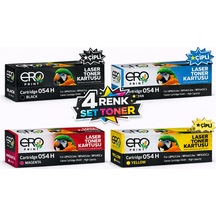 Canon Crg 054h Uyumlu Toner - 4 Renk Set - Yüksek Kapasite