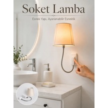 Soket Tipi Ayarlanabilir Başlıklı Dekoratif Gece Lambası Diğer