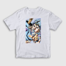 Presmono Unisex Çocuk Johnny Joestar Anime Jojo T-Shirt