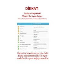 Lenovo P11 2nd Gen 11.5" Tb350fu Uyumlu Universal Dönerli Standlı Kılıf + Ekran Koruyucu + Kalem Kılıf