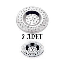 Seyyar Lavabo Süzgeci 7 Cm Paslanmaz Çelik 2 Adet Delikli Tıkanma Önleyici Belirtilmemiş Diğer