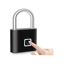 Akıllı Parmak İzi Kilit Şarjlı Asma Kilit Ip65 Su Geçirmez Anahtarsız Güvenlik Kilidi Mkmp-0057