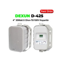 Dexun D-425t 4" 30w Trafolu Sütun Hoparlör Beyaz