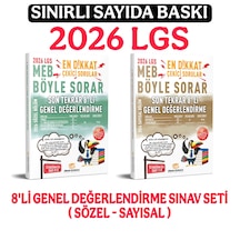 Sinan Kuzucu 2026 Lgs Son Tekrar 8'li Genel Değerlendirme Sınavı Seti Sayısal - Sözel