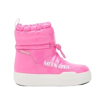 J001 Pink Gum Bot Kız Çocuk 80d3440110 Moon Boot Jr Park Tube Mid Glitter Wp Pembe