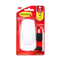 17004 Command Büyük Boy Jumbo Askı Beyaz
