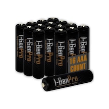 Pro P134 16 Adet Aaa 1100 Mah Şarj Edilebilir İnce Kalem Pil 1.2v Ni-mh Şarjlı Pil