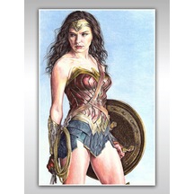 Wonder Woman Poster 40x60cm Afiş - Kalın Poster Kağıdı Dijital Baskı