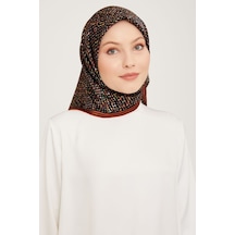 Armine İpek Eşarp 9013d Sura Nostalji Çok Renkli
