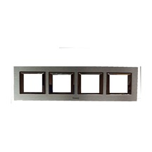 Viko Panasonic Thea 4x2m Ultima Metal Eloxal Gümüş Renk Çerçeve - Wvtf28505as-tr