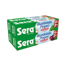 Sera 4 Al 3 Öde Orta Boy Buzdolabı Poşeti 20 x 4'lü 24 x 38 CM