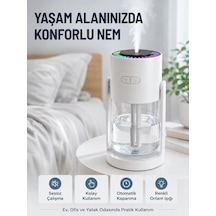 Sessiz Hava Nemlendirici Renkli Gece Işıklı Otomatik Kapanma Özel