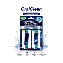 Oral Clean Cross Cleanıng 4 Lü Yedek Diş Fırçası Başlığı