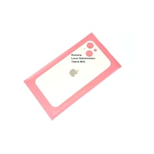 Apple Uyumlu iPhone 13 Arka Pil Batarya Kapağı Cam Gold