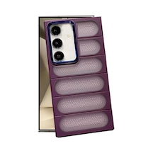 Newface Samsung Galaxy S24 Kılıf Airmax Silikon Kapak - Derin Mor