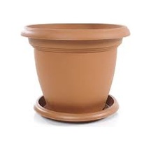 5 Adet 4lt Plastik Saksı Çiçek Saksısı Otantik Hobi Villa Bahçe Past