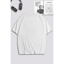 Unisex Erkek Kadın Deadpool Ve Wolverine Baskılı Sevgili Çift Kombini Tasarım Oversize T-shirt 2li Siyah Beyaz Mck0594 Siyah Beyaz
