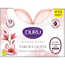 4 Adet Duru Hydro Pure Sabun Sakura 4x135 Gr