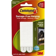3M Command 17206 7.2 Kg Cırt Cırt Bant Büyük Boy 4Lü