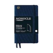 Leuchtturm1917 Monocle Serisi, Cep Boy A6 , Yumuşak Kapak, 128 Numaralandırılmış Sayfa, Noktalı, Lacivert