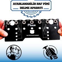 Ayarlanabilir Raf Pimi Delme Aparatı