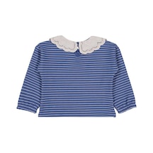 Civil Girls Çizgili 2-5 Yaş Sweatshirt Petrol