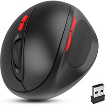 Jingyi 2.4g Kablosuz 3 Seviyeli Dpı Şarj Edilebilir Ergonomik Dikey Ofis Mouse