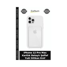 İphone 12 Pro Max Kartlık Detaylı Şeffaf Yuki Silikon Kılıf Cep Kılıfı Kapak Telefon Aksesuar çok renkli