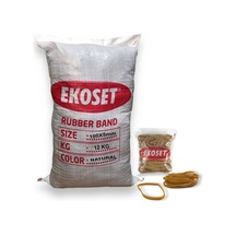 Ekoset 100 x 5 MM Kauçuk Kalın Paket Lastiği 12 KG